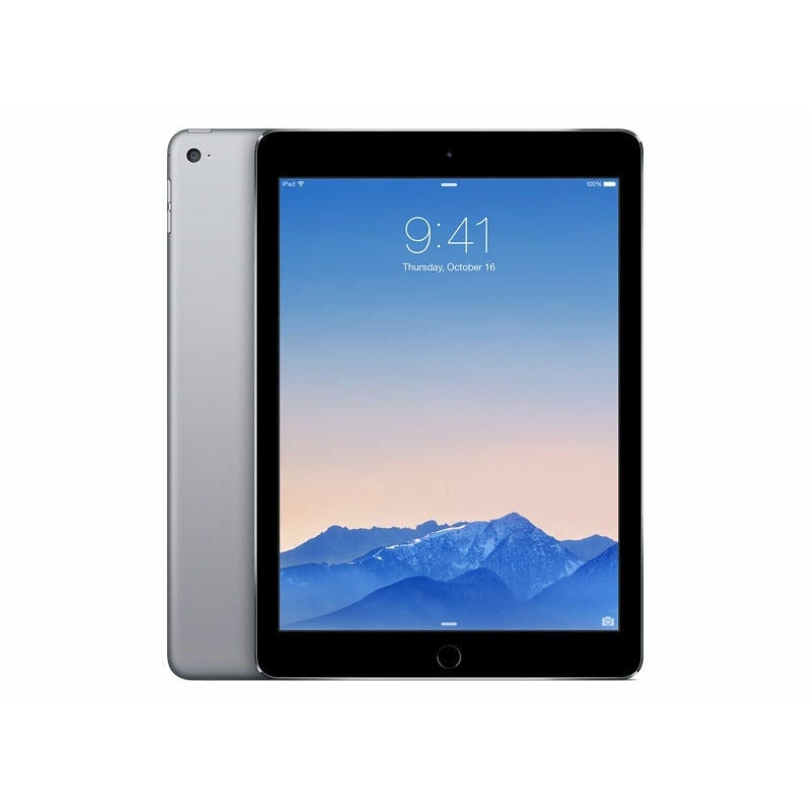 Apple iPad Air 2 9.7in 16 GB 64GB Space Grey/Silver WiFi Touch ID Warranty - VG